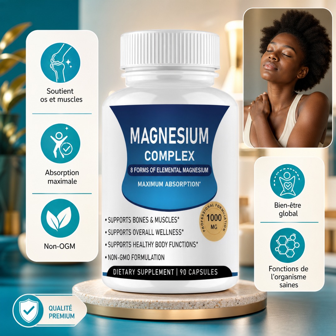 Pourquoi choisir notre complément de magnésium complexe 7 en 1 ?