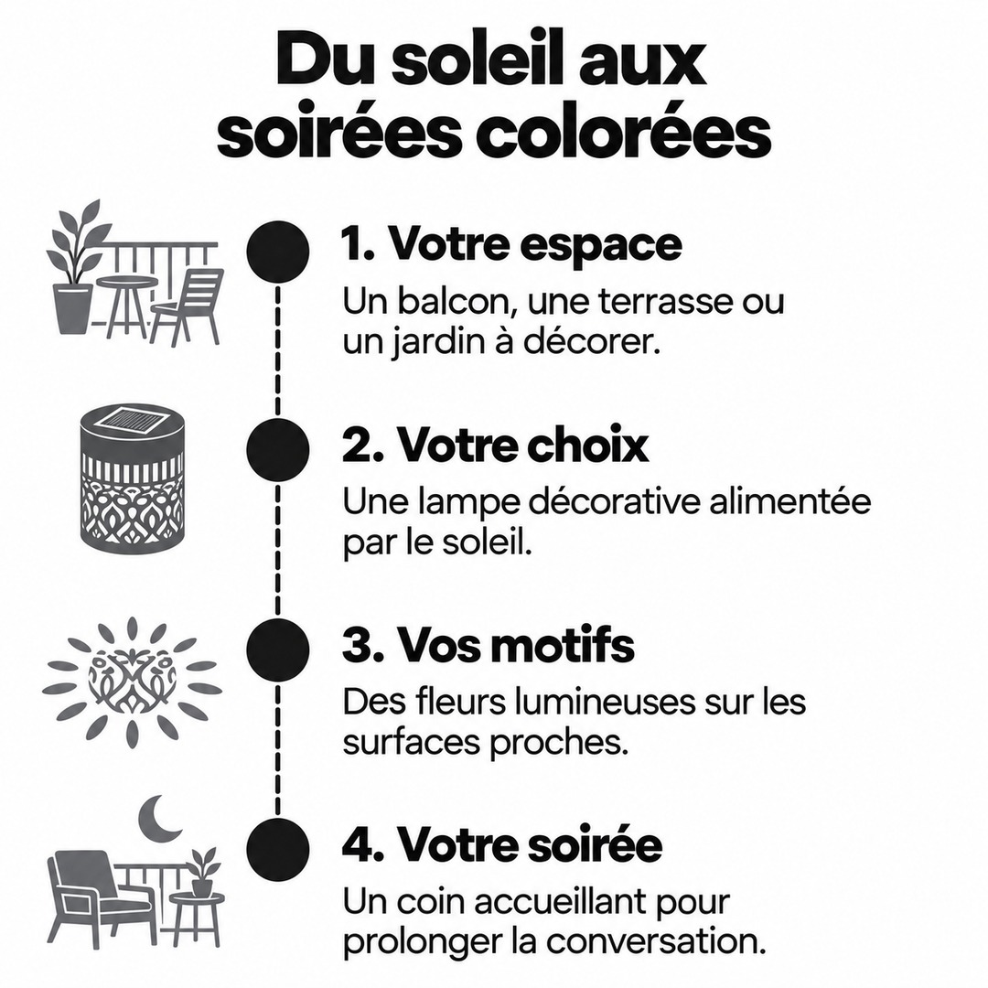 Du soleil aux soirées colorées