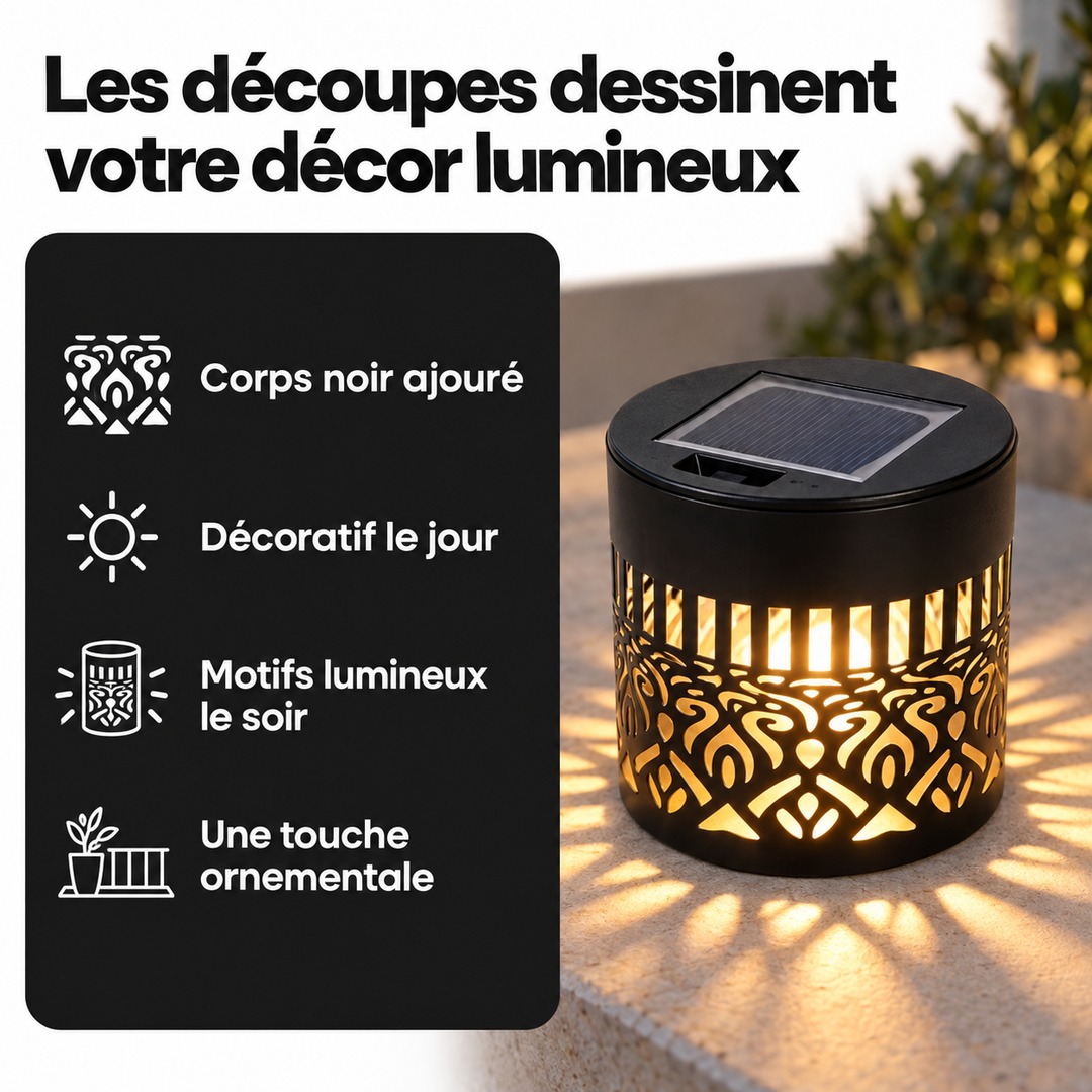 Les découpes dessinent votre décor lumineux