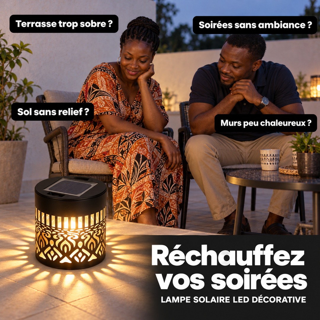 Votre manque terrasse de chaleur le soir