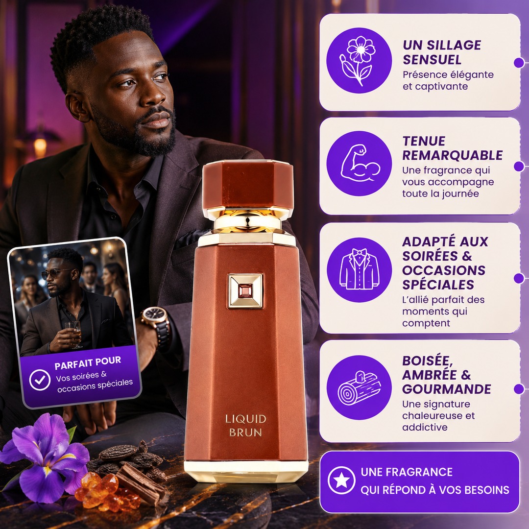 Quels sont les avantages de Liquid Brun 364 ?