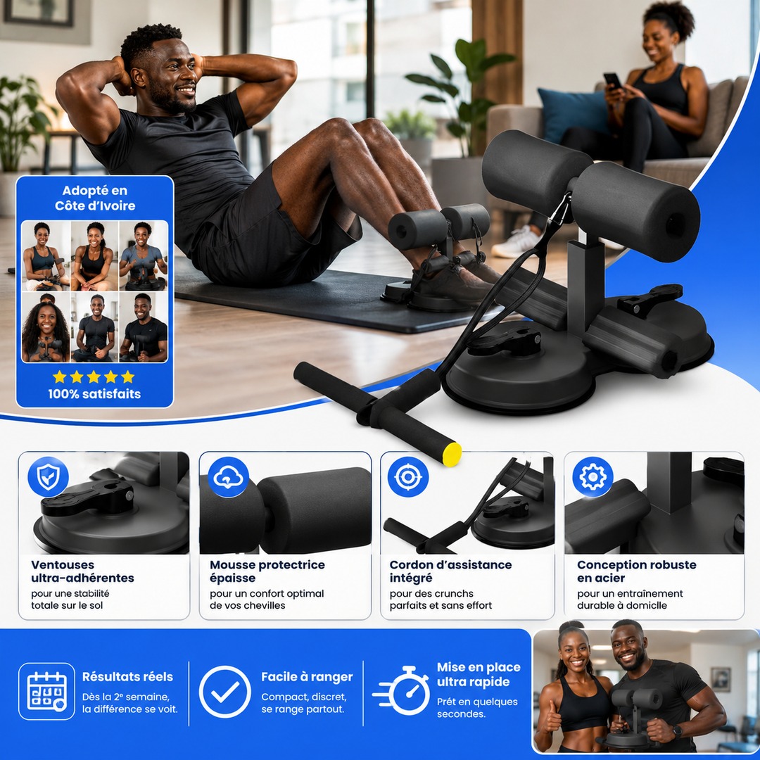 Déjà adopté par des centaines de Ivoiriens pour transformer leur routine fitness à Abidjan.