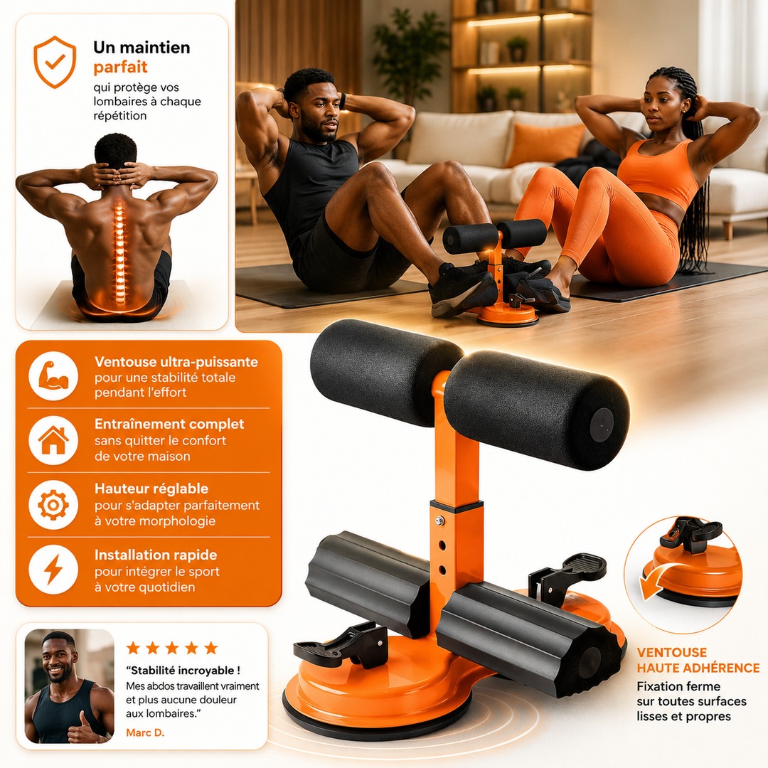 Renforcez votre sangle abdominale en toute sécurité avec une stabilité de niveau professionnel