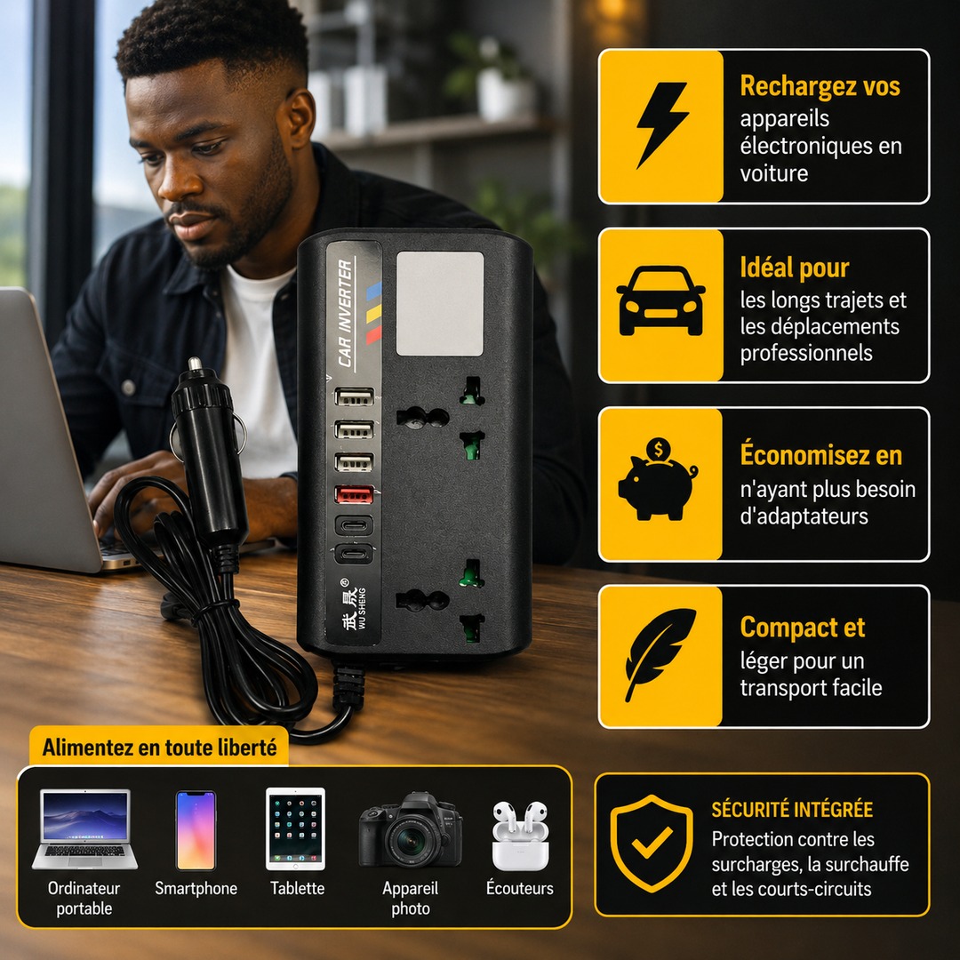 Vous en avez assez de chercher des prises électriques ?