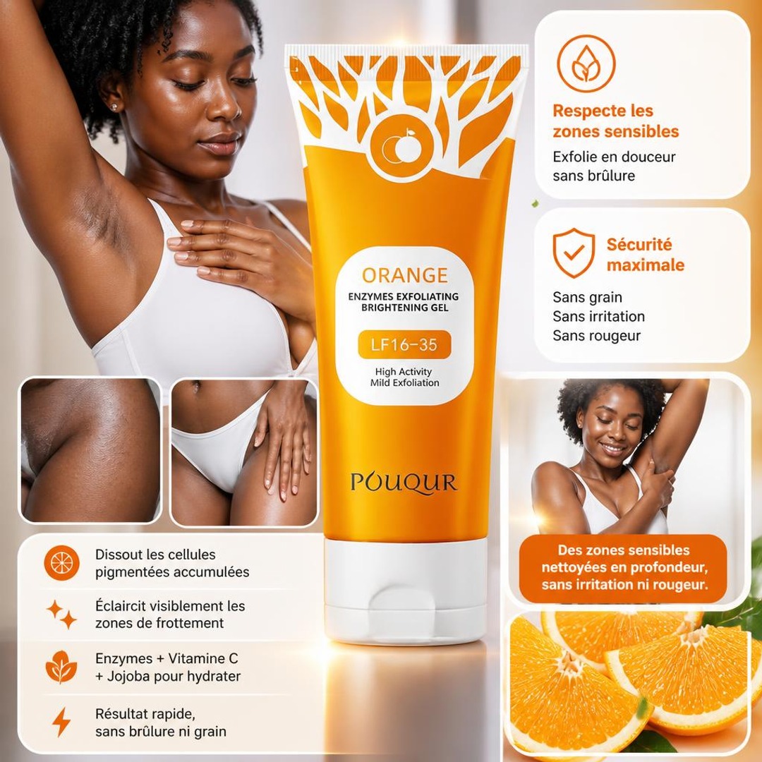 Ce produit respecte les zones sensibles avec une exfoliation douce et sans brûlure