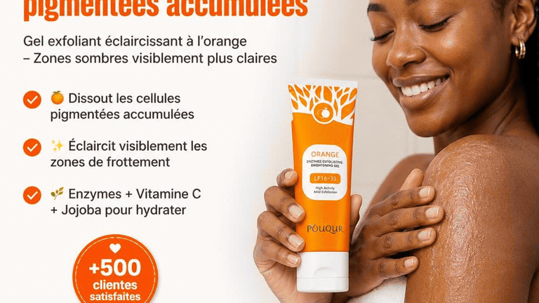 GIF usage — Gel Exfoliant Éclaircissant à l'Orange – Zones Sombres Visiblement Plus Claires